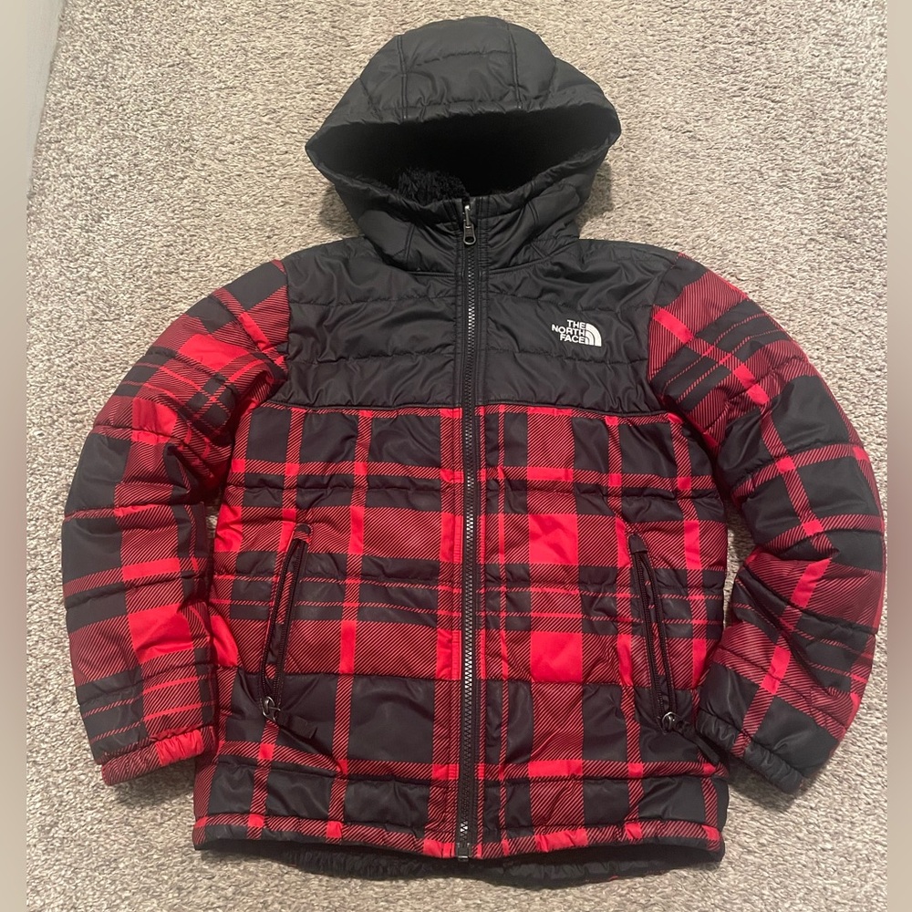 The North Face Kids Puffer Jacket - Black and Red
